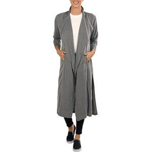 100% Tencel Long Trench Coat
